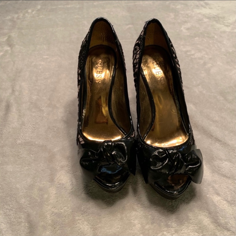 Guess Peep Toe Heels